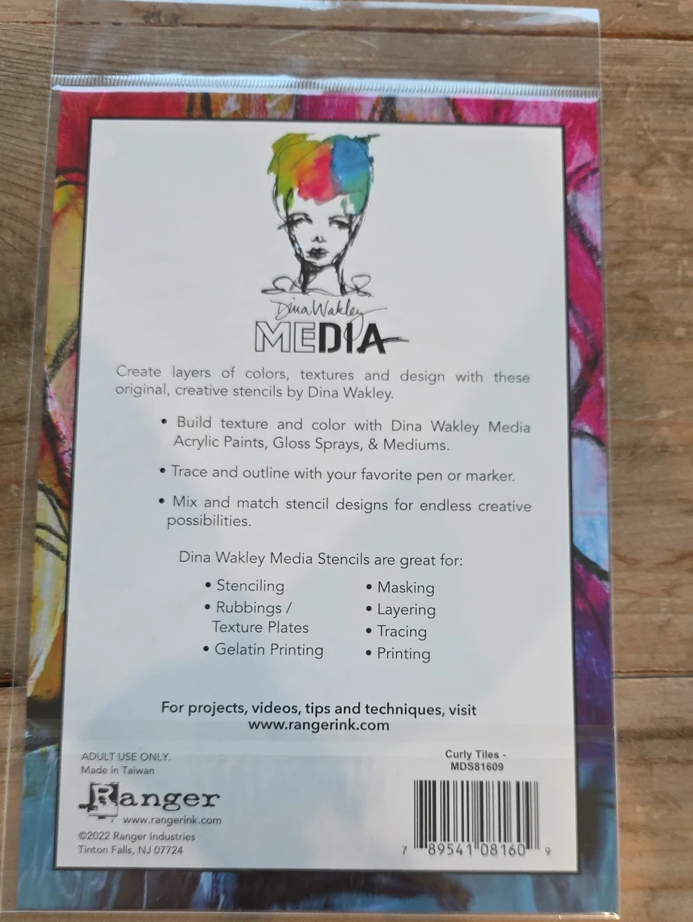 Dina Wakley Media Stencil